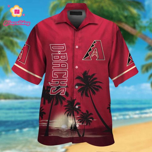 Arizona Diamondbacks #12 Hawaiian Shirt – Official MLB Merchandise