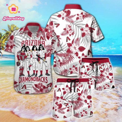 Arizona Diamondbacks & Kiss Hawaiian Shirt – Official MLB Apparel
