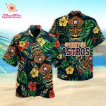 Authentic Astros Hawaiian Shirt Houston Astros Tiki Aloha Shirt
