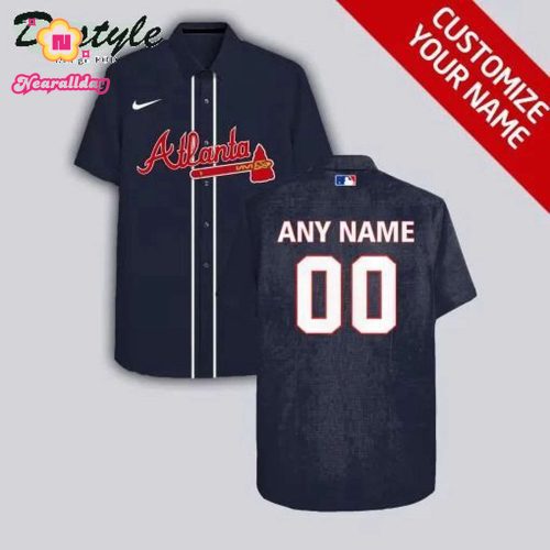 Custom Atlanta Braves Hawaiian Shirt: Personalized MLB Fan Gear