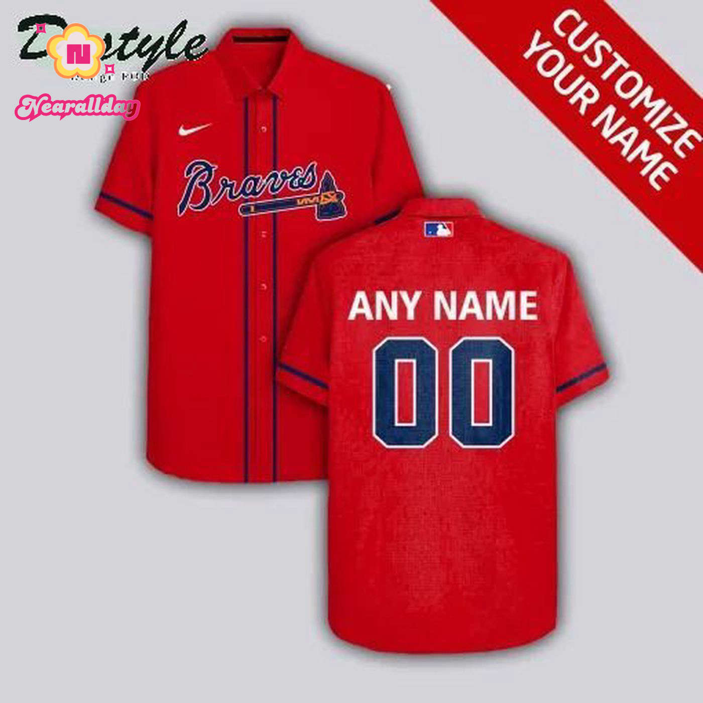 Custom Atlanta Braves Red Hawaiian Shirt – Personalized MLB Fan Apparel Custom Atlanta Braves Red Hawaiian Shirt – Personalized MLB Fan Apparel