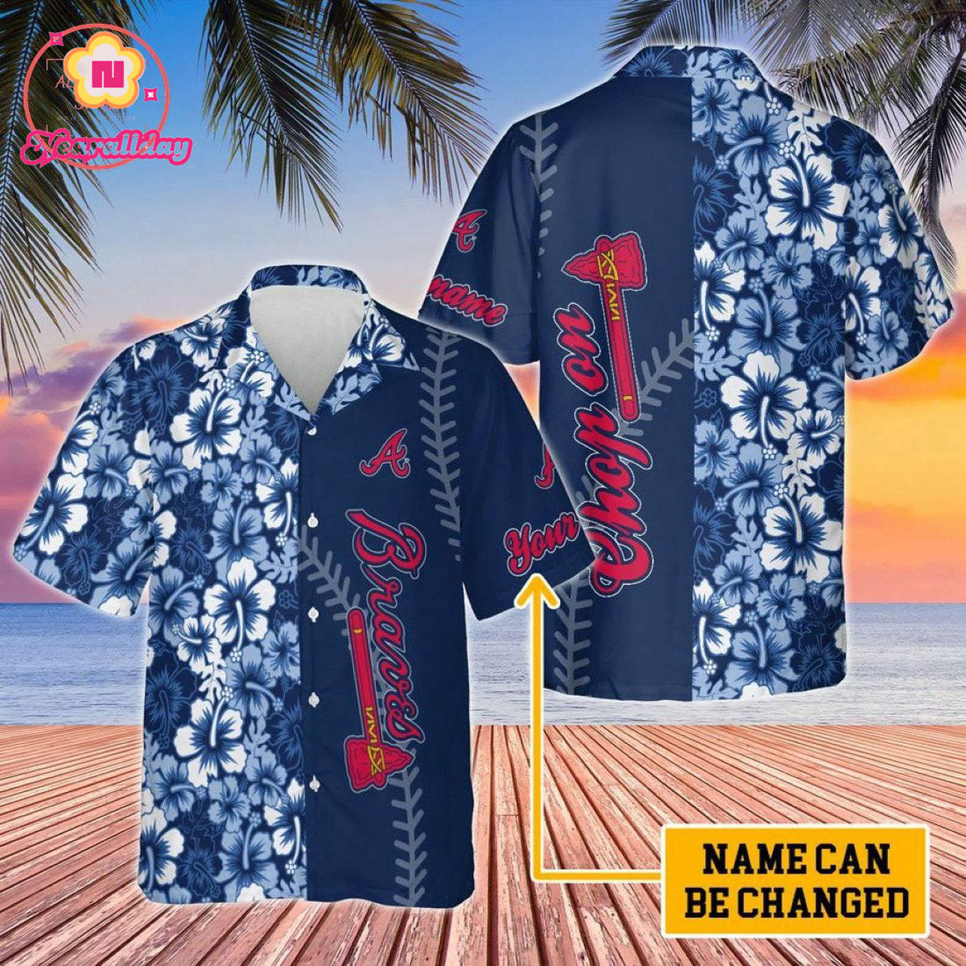Atlanta Braves Custom Hawaiian Shirt – Unisex MLB Fan Apparel Atlanta Braves Custom Hawaiian Shirt – Unisex MLB Fan Apparel
