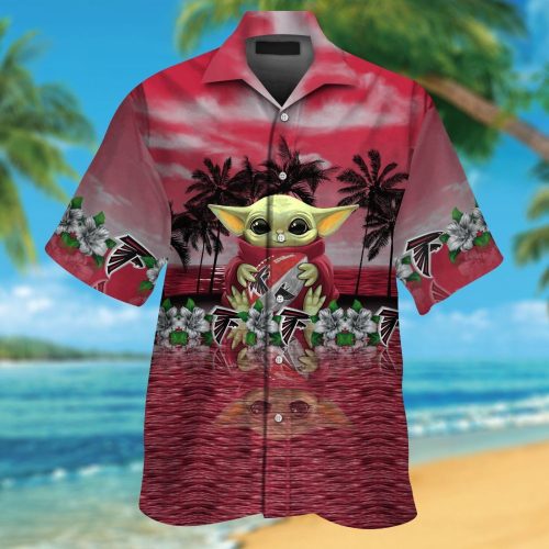 Atlanta Falcons & Baby Yoda Hawaiian Shirt