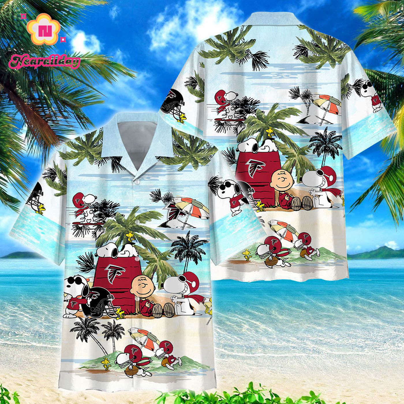 Atlanta Falcons– Hawaiian Shirt Gift For Fans Gift Atlanta Falcons– Hawaiian Shirt Gift For Fans Gift