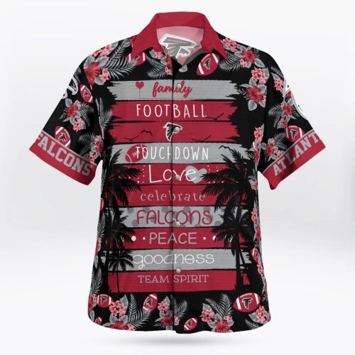 Atlanta Falcons Paradise Hawaii Shirt Gift