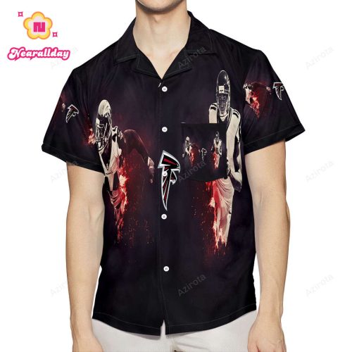 Atlanta Falcons Players 3D All Over Print Summer Beach Hawaiian Shirt With Pocket