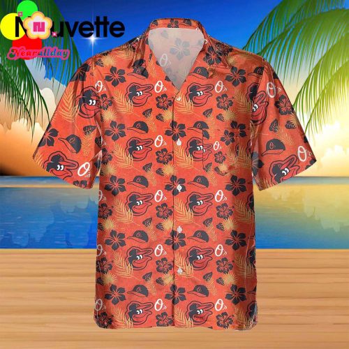 Baltimore Orioles Birdland Flower Hawaiian Shirt – Official MLB Gear