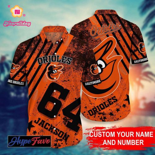 Custom Baltimore Orioles MLB Hawaiian Shirt – Personalized Fan Gear