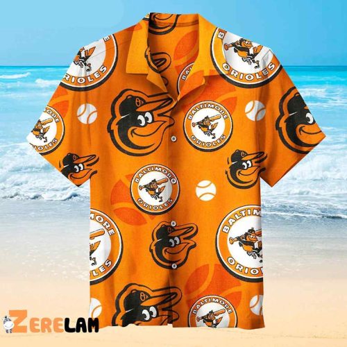 Baltimore Orioles Orange Hawaiian Summer Shirt – Official MLB Merchandise