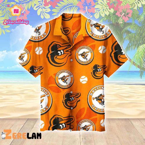 Baltimore Orioles Orange Hawaiian Summer Shirt – Official MLB Merchandise