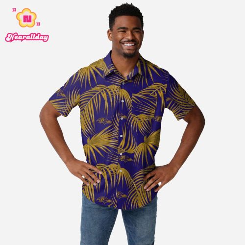 Baltimore Ravens Hawaiian Button Up Shirt