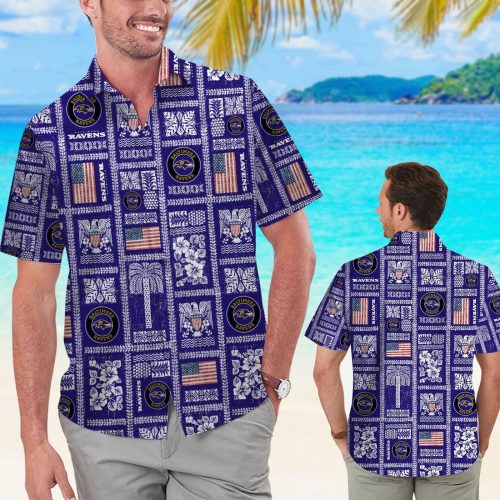 Baltimore Ravens Hawaiian Shirt