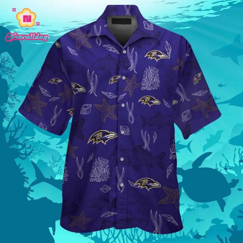 Baltimore Ravens Hawaiian Shirt Gift for Men Women #10