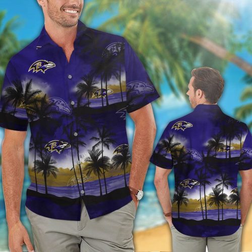 Baltimore Ravens Hawaiian Shirt Gift for Men Women #14