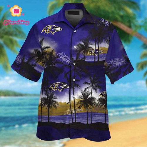 Baltimore Ravens Hawaiian Shirt Gift for Men Women #14