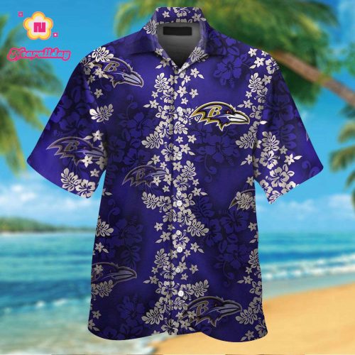 Baltimore Ravens Hawaiian Shirt Gift for Men Women #2