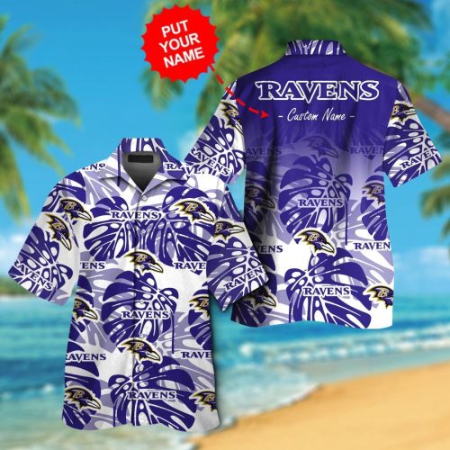 Baltimore Ravens Hawaiian Shirt Gift for Men Women #3
