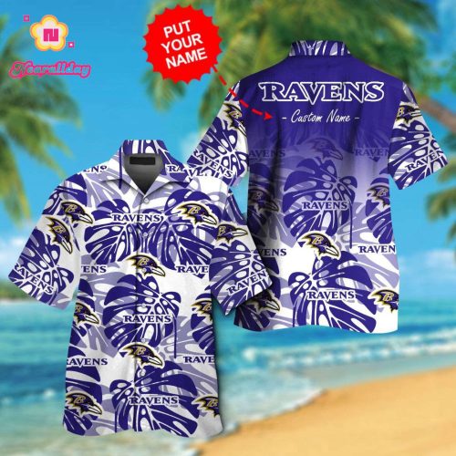 Baltimore Ravens Hawaiian Shirt Gift for Men Women #3