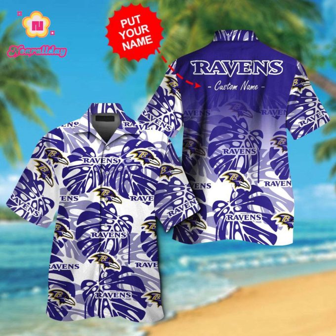 Baltimore Ravens Hawaiian Shirt Gift for Men Women #3