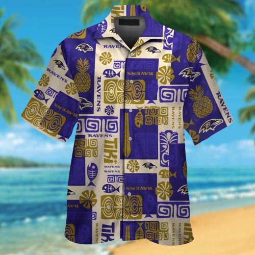 Baltimore Ravens Hawaiian Shirt Gift for Men Women #8