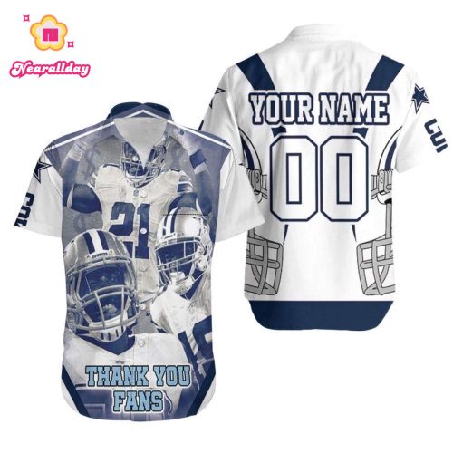 Beach Shirt Nfc East Division Champions Dallas Cowboys Super Bowl 2021 Thank You Fans Personalized Hawaiian Shirt