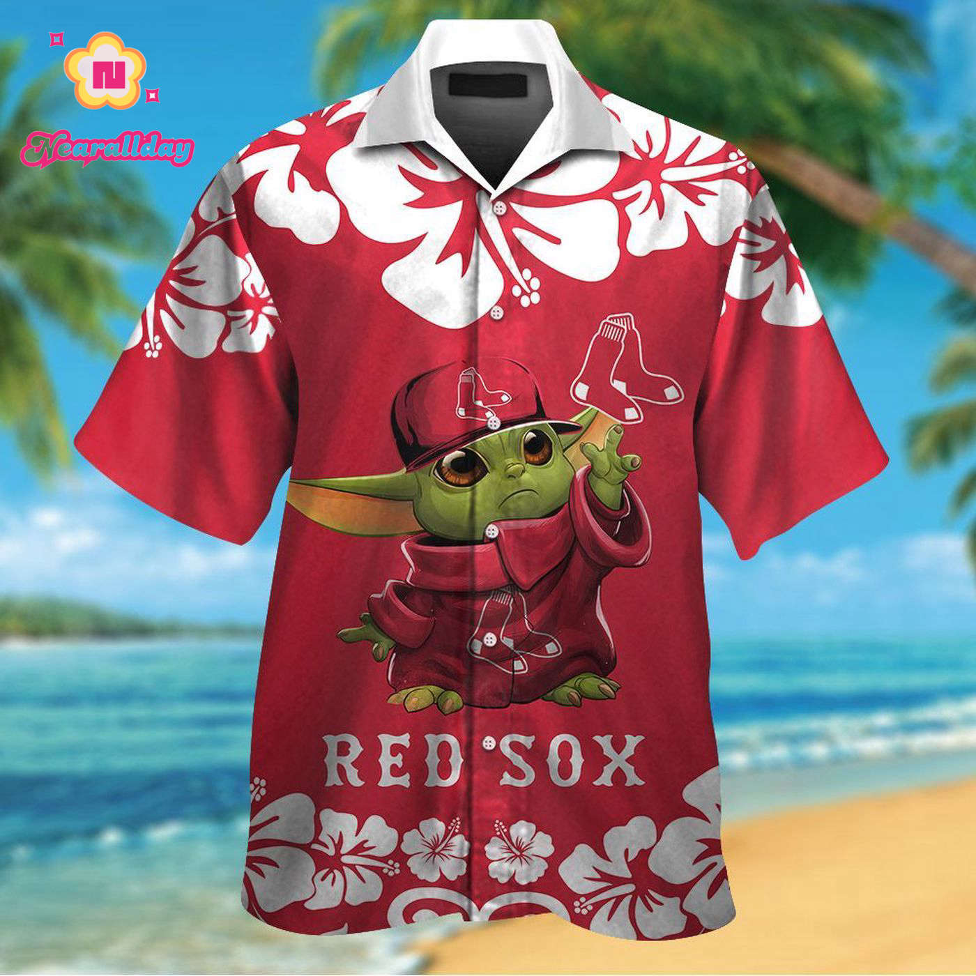 Official Boston Red Sox & Baby Yoda Hawaiian Shirt #2 – Limited Edition Official Boston Red Sox & Baby Yoda Hawaiian Shirt #2 – Limited Edition