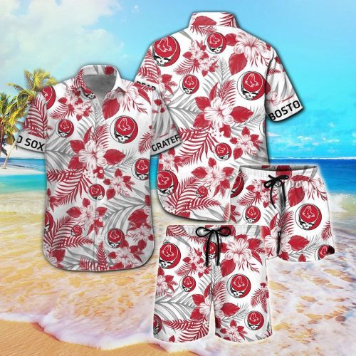 Boston Red Sox & Grateful Dead Hawaiian Shirt – Official MLB Merchandise