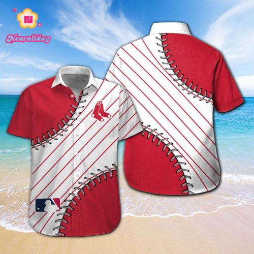 Boston Red Sox Hawaiian Shirt #2 – Official MLB Merchandise