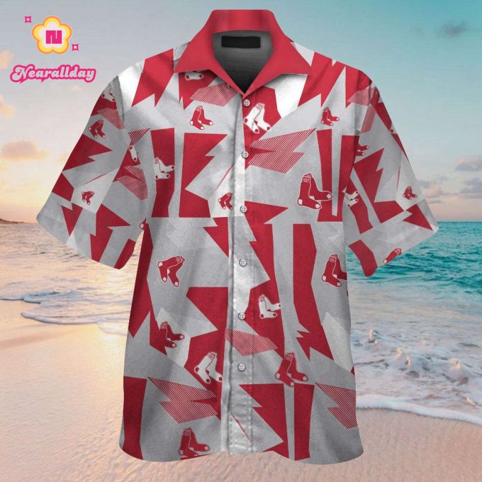 Boston Red Sox Hawaiian Shirt #5 – Official MLB Fan Gear for Men
