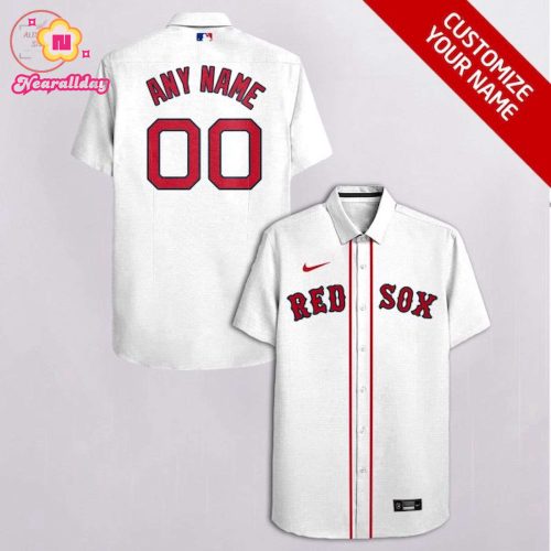 Custom Boston Red Sox Hawaiian Shirt – Personalize Your Style Today!