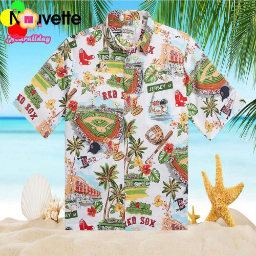 Official Boston Red Sox Scenic Hawaiian Shirt – Limited Edition