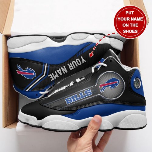 Buffalo Bills Custom Name Air Jordan 13 Sneakers 12