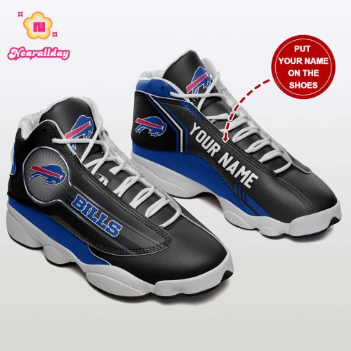 Buffalo Bills Custom Name Air Jordan 13 Sneakers 12