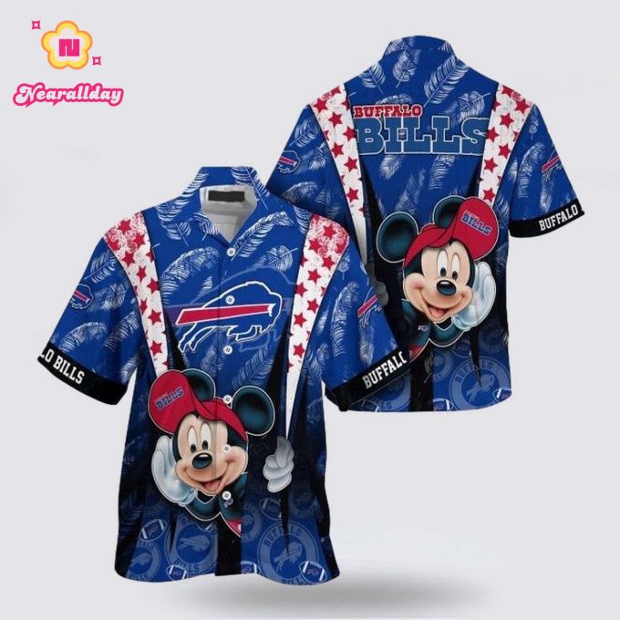 Buffalo Bills Nfl Mickey Mouse Hawaiian Shirt For Fans