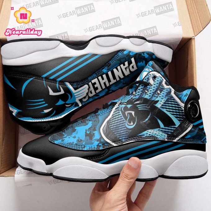 Carolina Panthers Air Jordan 13 Sneaker Custom For Fans Gift