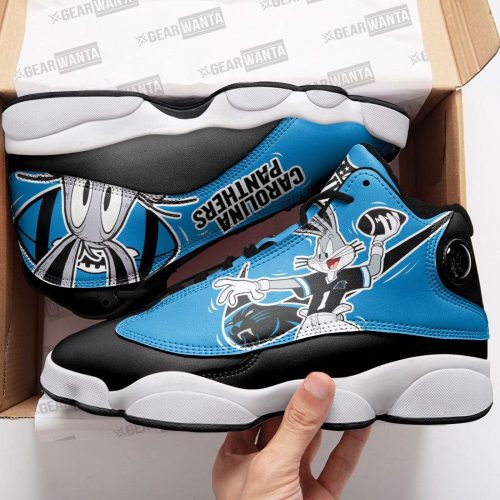 Carolina Panthers Bugs Bunny Air Jordan 13 Sneaker Custom For Fans Gift