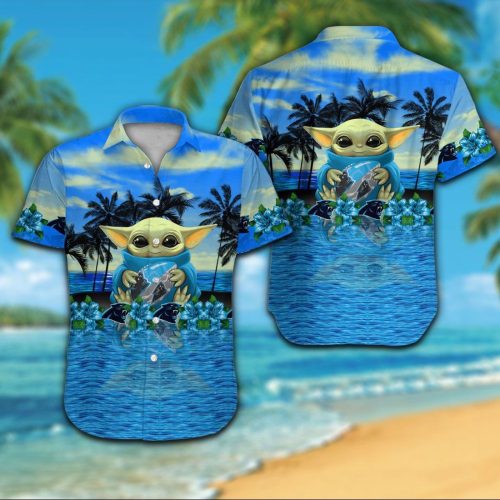 Carolina Panthers Hawaiian Shirt Gift for Men Women #13