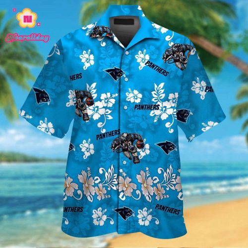 Carolina Panthers Hawaiian Shirt Gift for Men Women #23