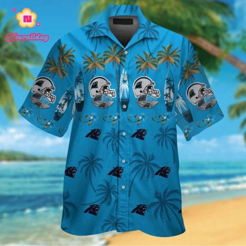 Carolina Panthers Hawaiian Shirt Gift for Men Women #25