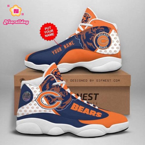 Chicago Bears Air Jordan 13 Sneaker Custom For Fans Gift