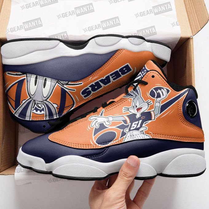 Chicago Bears Bugs Bunny Air Jordan 13 Sneaker Custom For Fans Gift