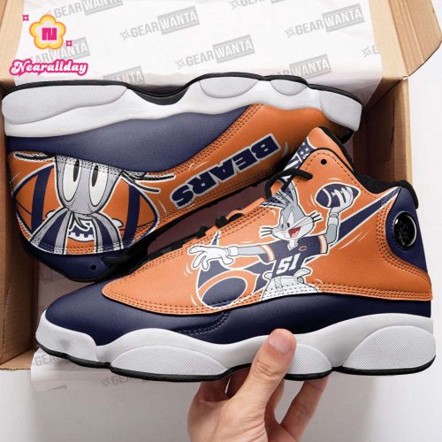 Chicago Bears Bugs Bunny Air Jordan 13 Sneaker Custom For Fans Gift