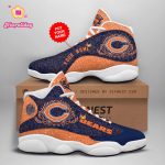 Chicago Bears Custom Name Air Jordan 13 Sneakers 1084