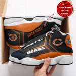 Chicago Bears Custom Name Air Jordan 13 Sneakers 1098