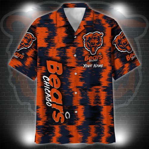 Chicago Bears Hawaii Shirt Custom Your Name, Sport 3D Shirt, Gift For Fan EHIVGift