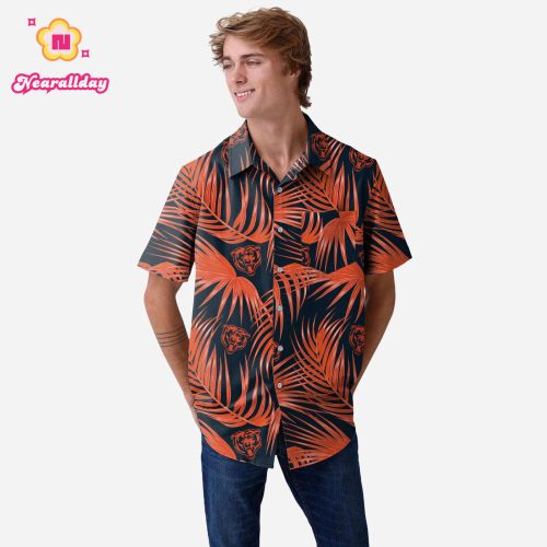 Chicago Bears Hawaiian Button Up Shirt