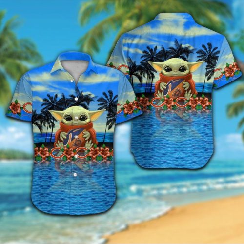 Chicago Bears Hawaiian Shirt Gift for Men Women #10