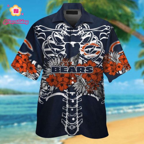 Chicago Bears Hawaiian Shirt Gift for Men Women #3