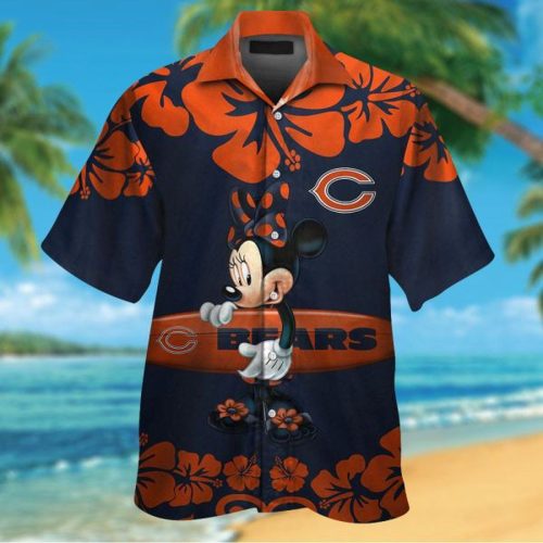 Chicago Bears & Minnie Mouse Hawaiian Shirt