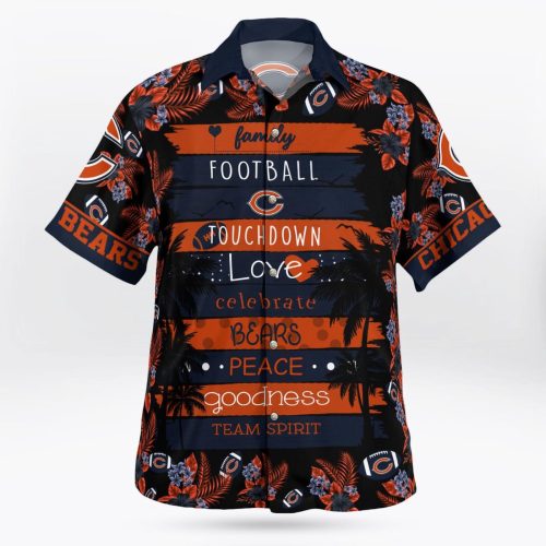 Chicago Bears Paradise Hawaii Shirt Gift